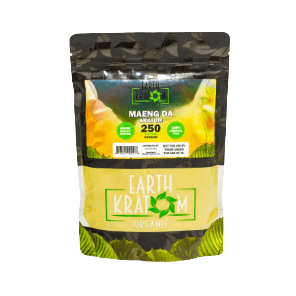 EARTH KRATOM POWDER 250G - MAENG DA GREEN VEIN - Seven Tech
