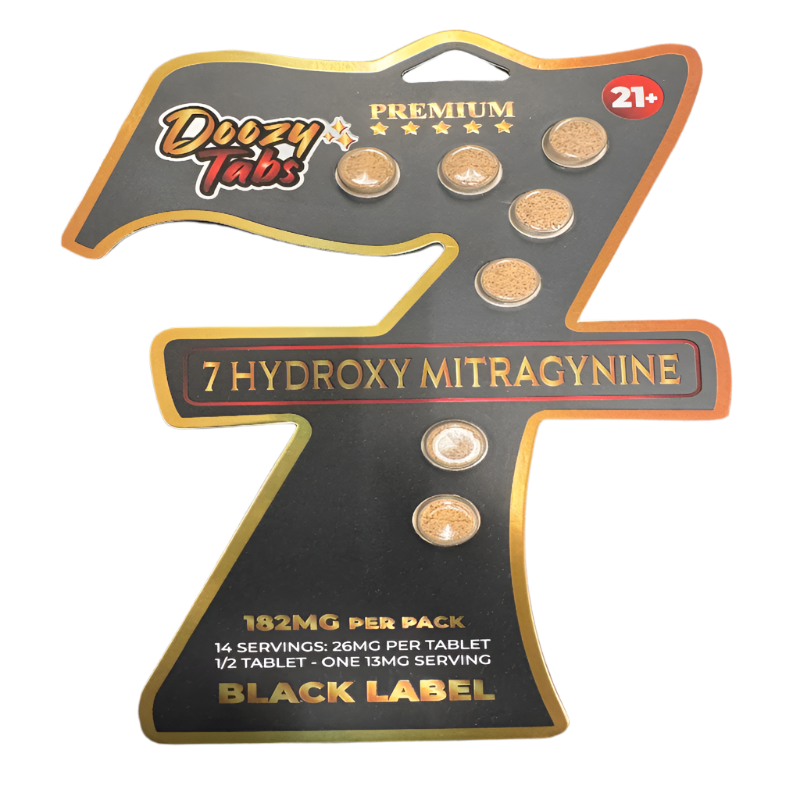 Doozy Tabs 7ct 7OH Chewable Tabs Black label 26mg per Tablet - Seven Tech