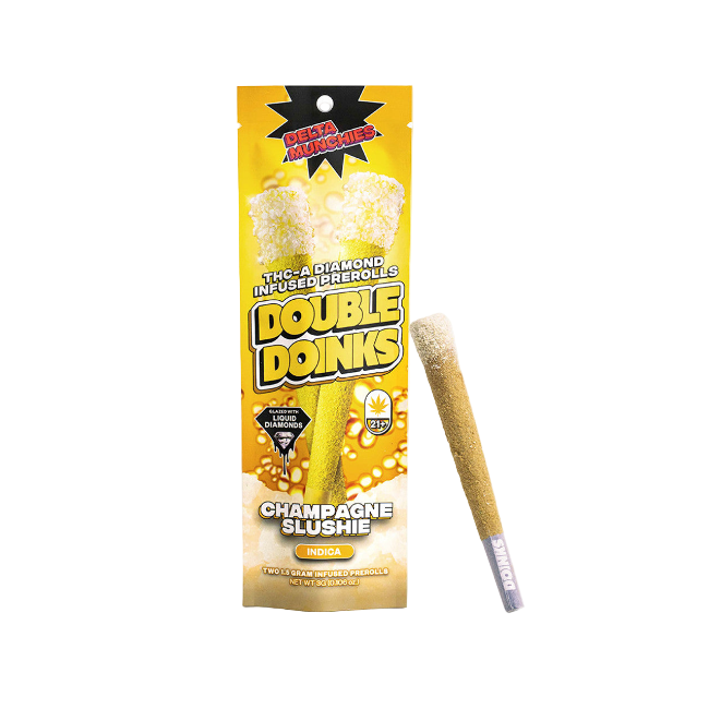 Delta Munchies Double Doinks Champagne Slushie Indica - Seven Tech