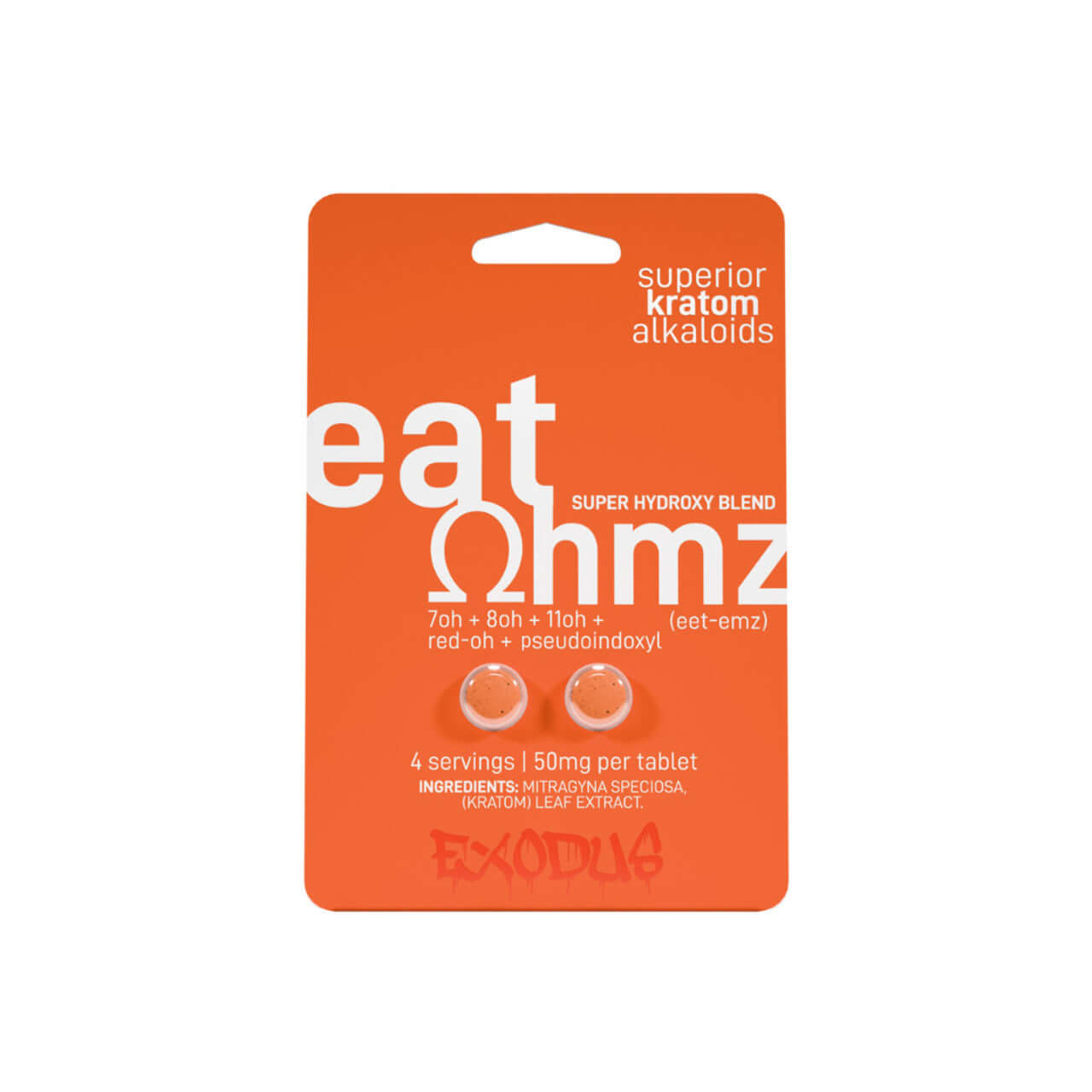 Eat OHMZ 2ct 7OH Tabs 7-OH 8OH 11OH Red-OH 50mg per Tablet - Seven Tech