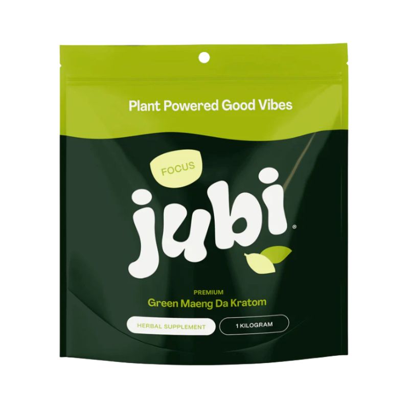 Jubi Focus Green Maeng Da Kratom Powder (60g - 250g - 1kg)