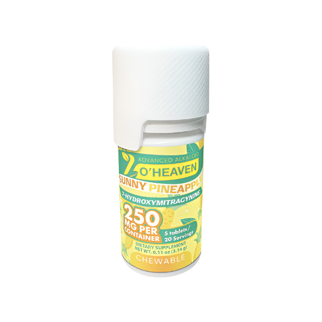 7 O'Heaven 5ct 7OH Tabs Sunny Pineapple 50mg Per Tablets - Seven Tech