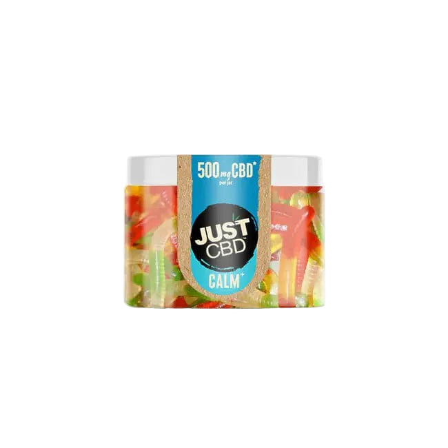 JUST CBD CALM GUMMIES 500MG - SUGAR FREE WORMS - Seven Tech