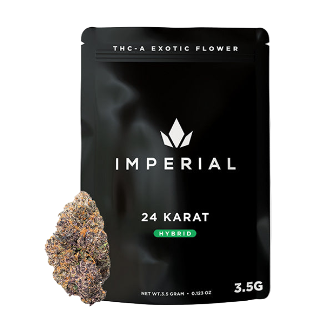 Imperial THC-A Exotic Flower Zaza 3.5g 24 Karat Hybrid - Seven Tech