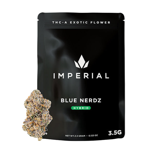 Imperial THC-A Exotic Flower Zaza 3.5g Blue Nerdz Hybrid - Seven Tech