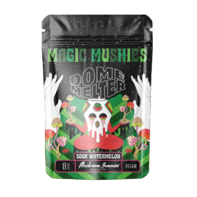 MAGIC MUSHROOM GUMMIES DOME MELTER 8CT 500MG - SOUR WATERMELON - Seven Tech
