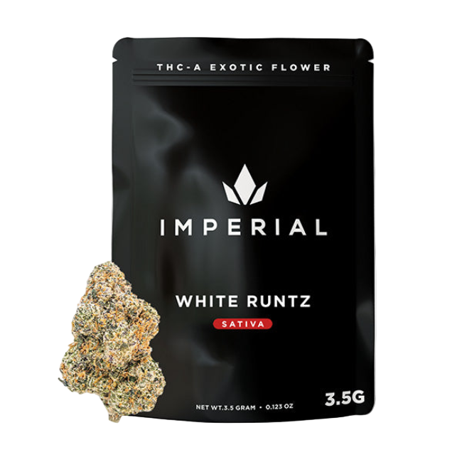 Imperial THC-A Exotic Flower Zaza 3.5g White Runtz Sativa - Seven Tech
