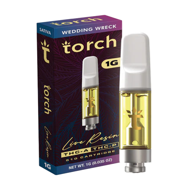 Torch Live Resin 1g Cartridge Wedding Wreck Sativa - Seven Tech