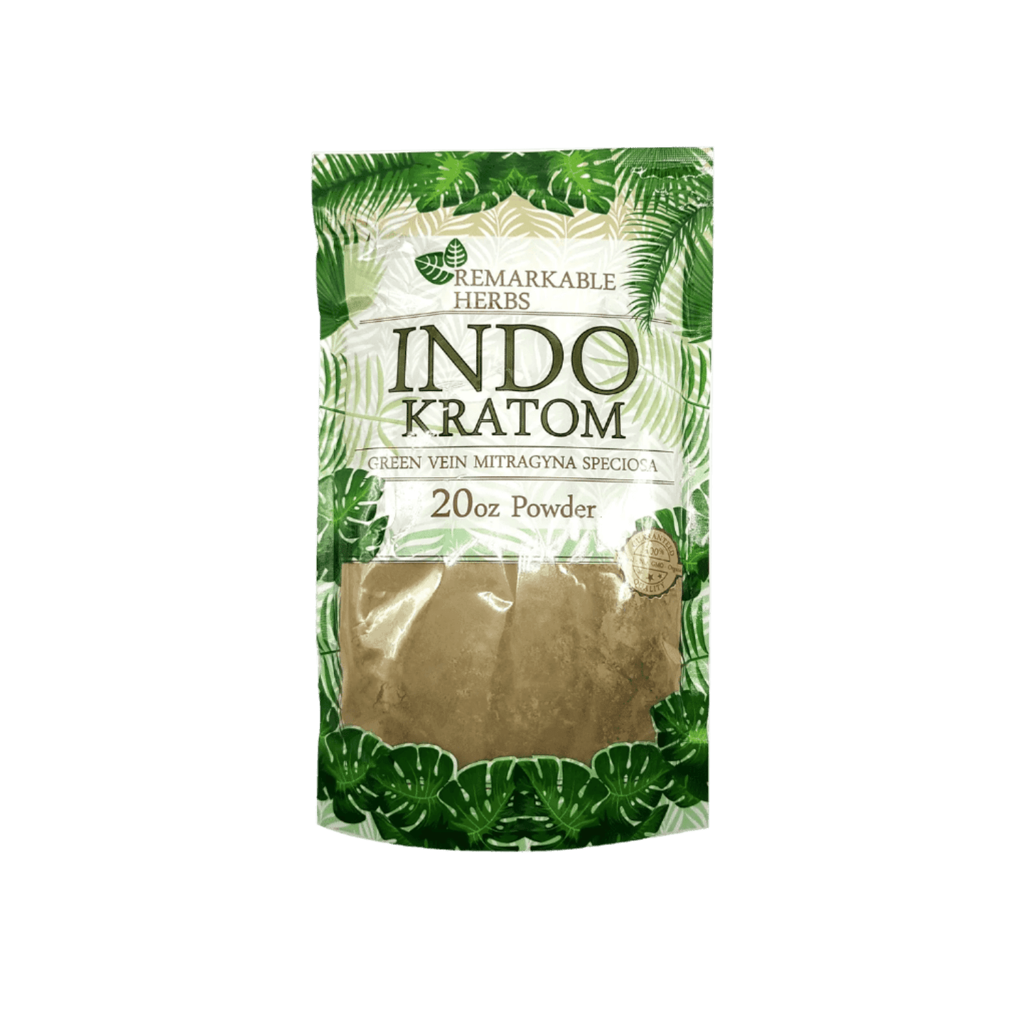 REMARKABLE HERBS KRATOM POWDER 20OZ - INDO GREEN VEIN - Seven Tech