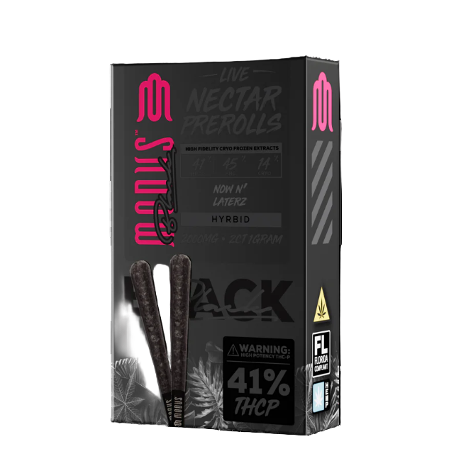 Modus Black Live Nectar 2ct 1g Pre-Rolls Now N'Laters Hybrid - Seven Tech