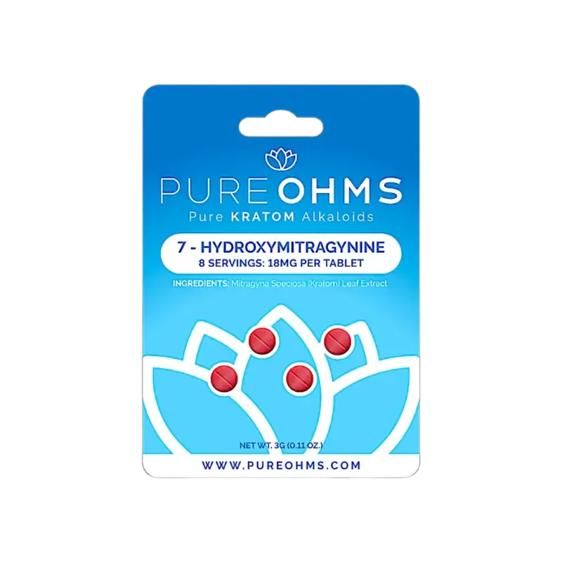 Pure Ohms 4ct 7OH Tabs Berry Bliss 18mg per Tablet - Seven Tech