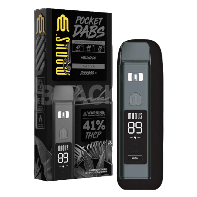 Modus Black Pocket Dabs 2g Disposable Melonade Sativa - Seven Tech