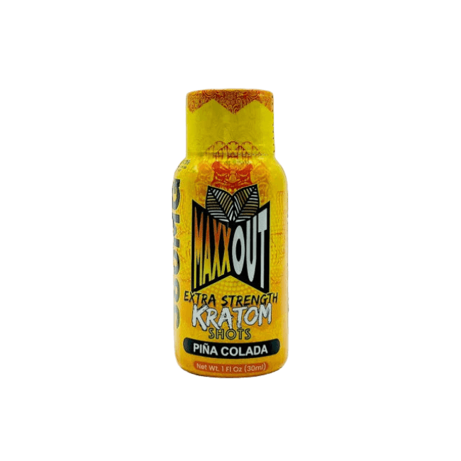 MAXXOUT EXTRA STRENGTH KRATOM SHOT 380MG – PINA COLADA - Seven Tech