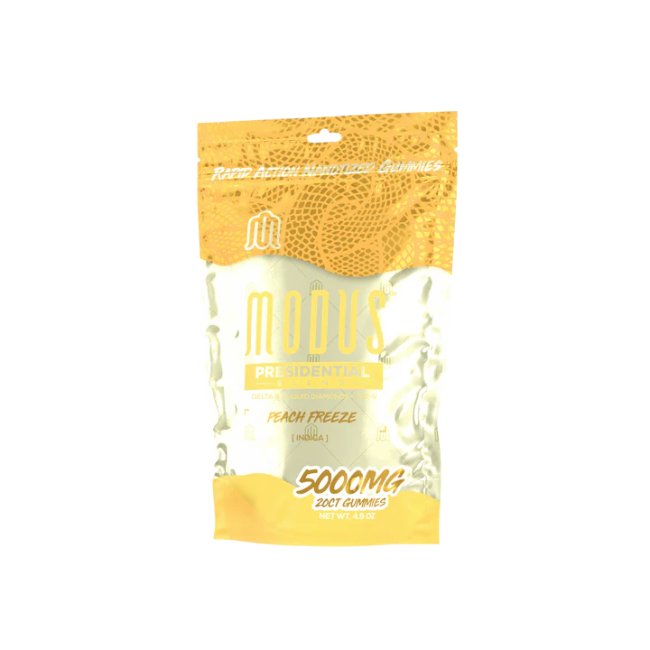 MODUS PRESIDENTIAL BLEND 5000MG GUMMIES - PEACH FREEZE INDICA - Seven Tech