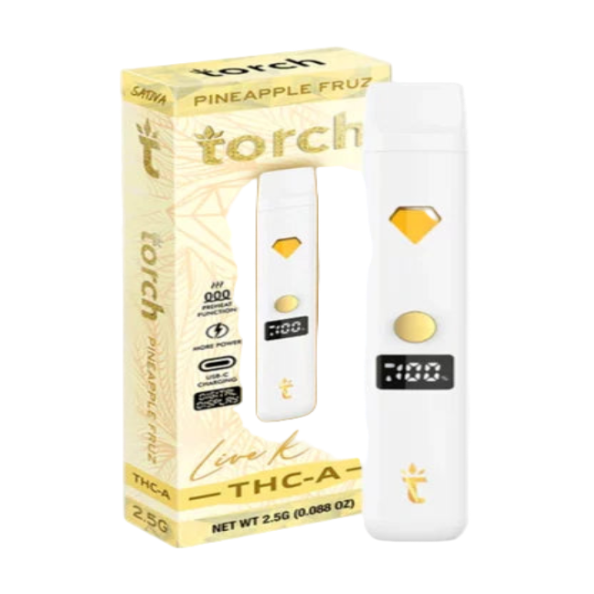 Torch Live Rosin Disposable 2.5g Pineapple Fruz Sativa - Seven Tech