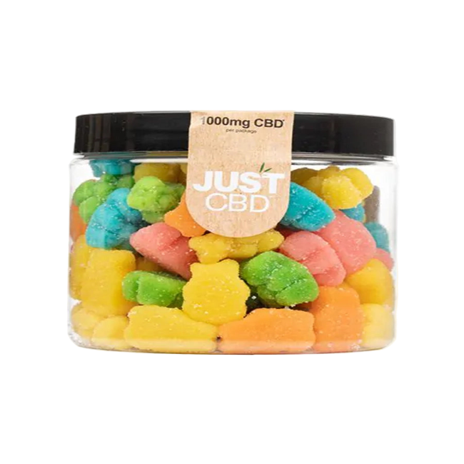 JUST CBD GUMMIES 1000MG - SOUR BEARS - Seven Tech