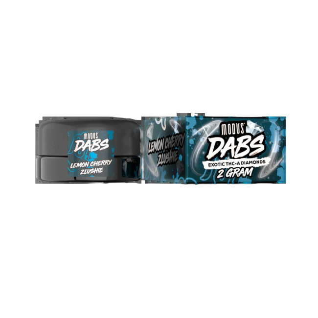 MODUS DABS EXOTIC THC-A DIAMONDS - LEMON CHERRY ZLUSHIE HYBRID - Seven Tech