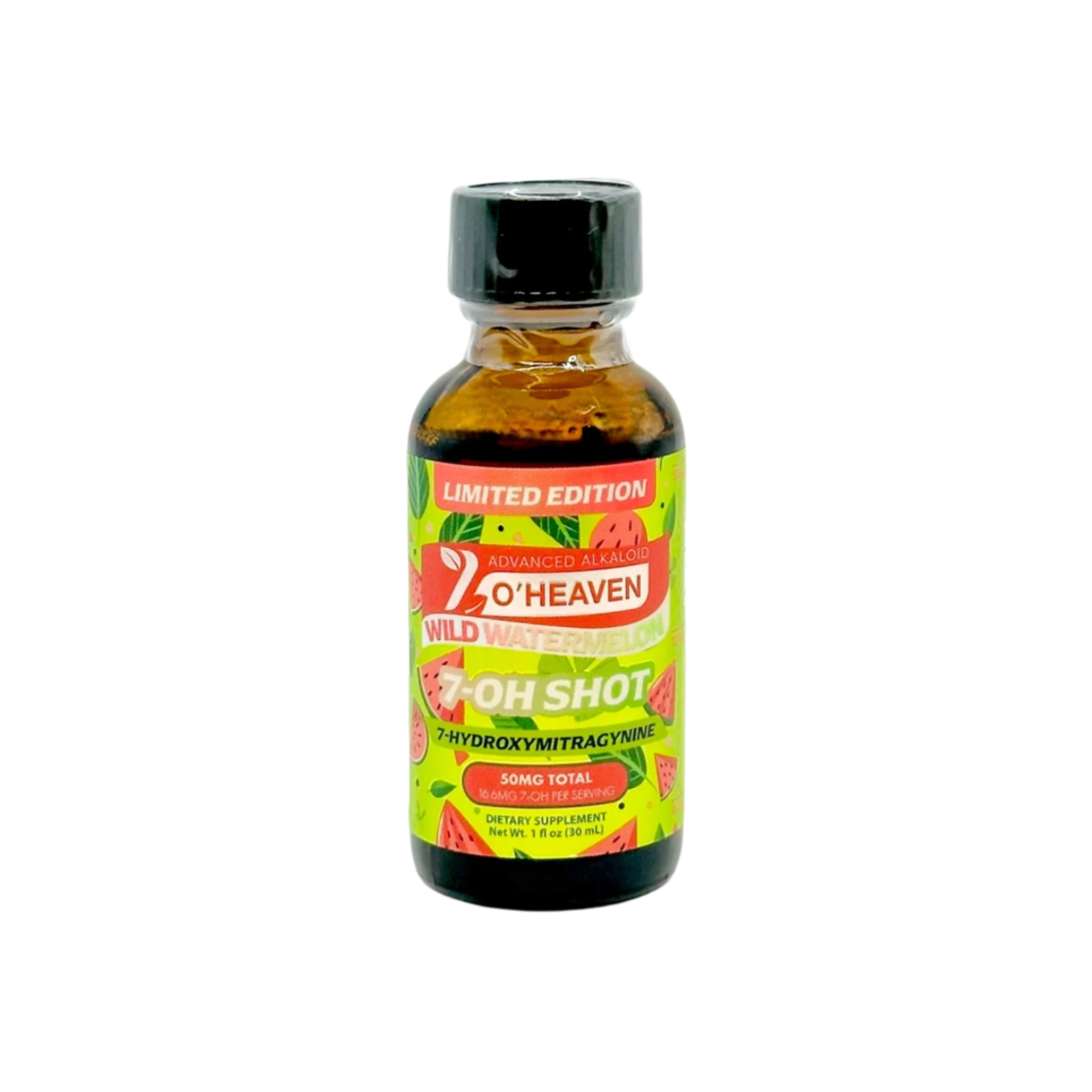 7 O'Heaven 7-Hydroxymitragynine Shot Wild Watermelon 50mg - Seven Tech