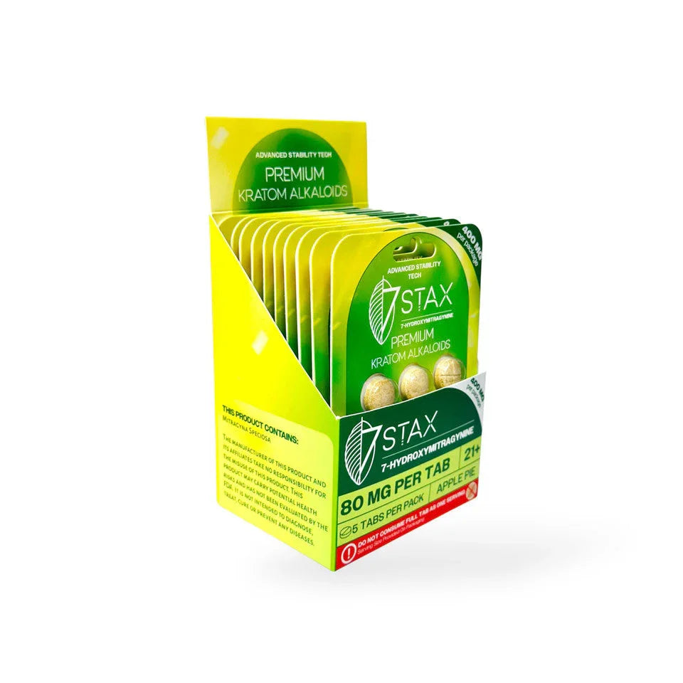 7Stax 5ct 7OH Tabs Apple Pie 80mg per Tablet - Seven Tech
