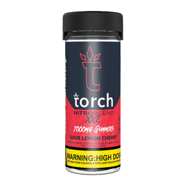 Torch Nitro Blend XXL 7000mg Gummies Sour Lemon Cherry - Seven Tech