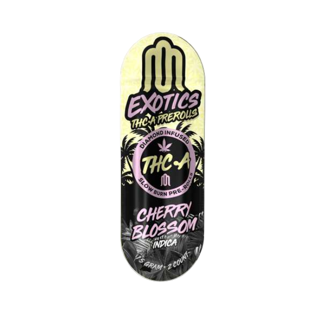 Modus Exotics Diamond Infused Slow Burning 1.5g 2pk THC-A Pre-Rolls Cherry Blossom Indica - Seven Tech