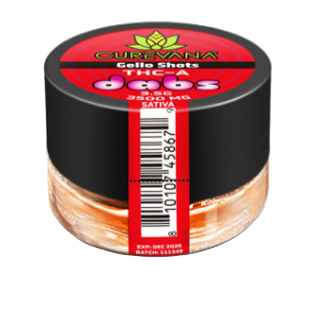 CUREVANA THC-A DABS 3.5G JAR - GELLO SHOTS - Seven Tech