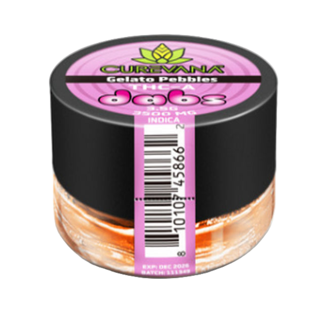 CUREVANA THC-A DABS 3.5G JAR - GELATO PEBBLES - Seven Tech
