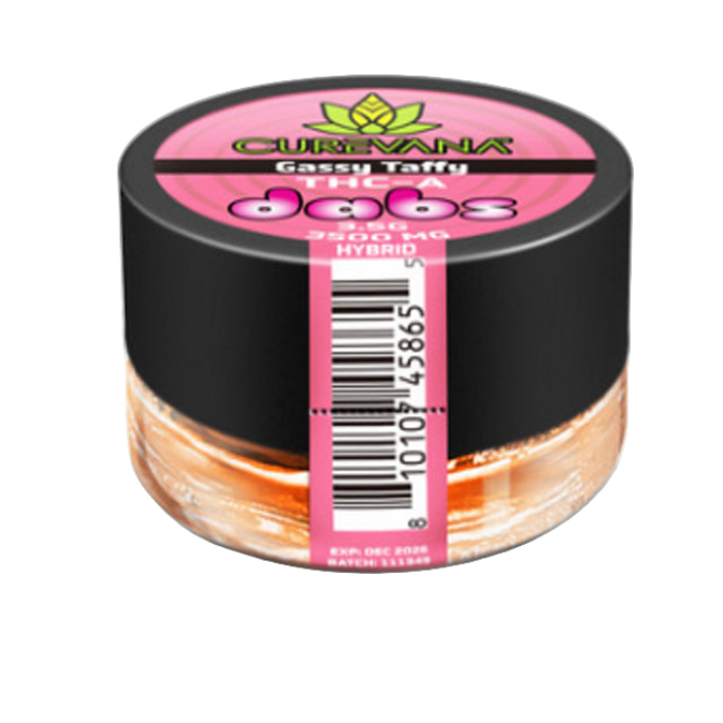 CUREVANA THC-A DABS 3.5G JAR - GASSY TAFFY - Seven Tech