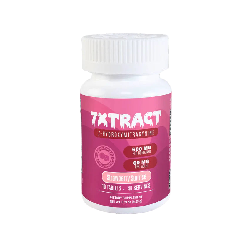 7XTRACT 7OH 10CT 600MG (60MG PER TABLET) - STRAWBERRY SUNRISE - Seven Tech