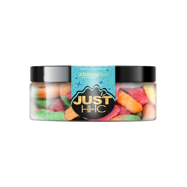 JUST CBD GUMMIES 250MG - SOUR WORMS - Seven Tech