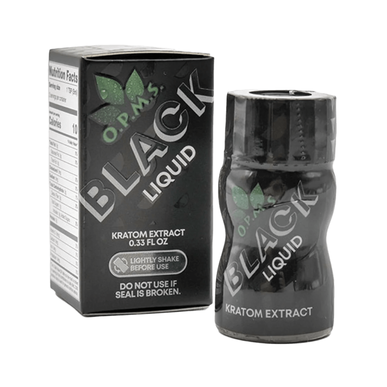 O.P.M.S. KRATOM SHOTS - BLACK - Seven Tech