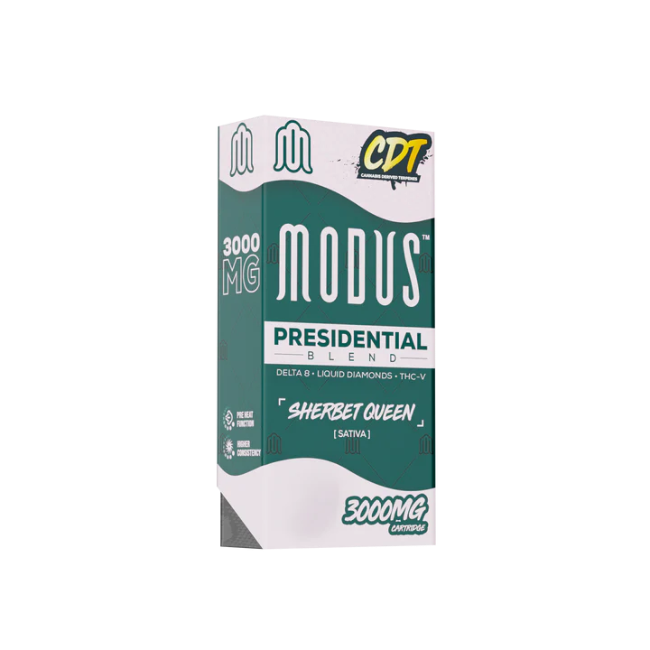 Modus Presidential Blend 3g Cartridge Sherbert Queen Sativa - Seven Tech