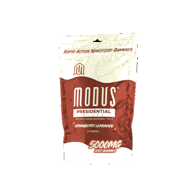 Modus Presidential Blend 5000mg Gummies Strawberry Lemonade Hybrid - Seven Tech