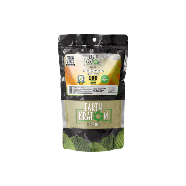 EARTH KRATOM POWDER 100G - MAENG DA GREEN VEIN - Seven Tech
