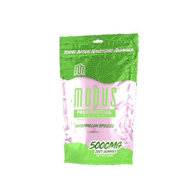 Modus Presidential Blend 5000mg Gummies Watermelon Breeze Hybrid - Seven Tech