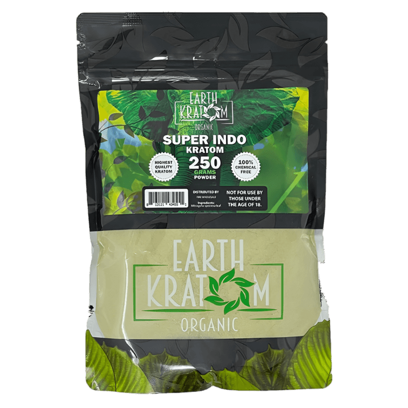 EARTH KRATOM POWDER 250G - INDO SUPER GREEN VEIN - Seven Tech
