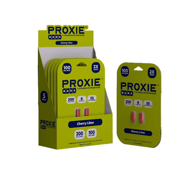 PROXIE BARS 7OH 2CT 200MG (100MG PER TABLET) - CHERRY LIME - Seven Tech