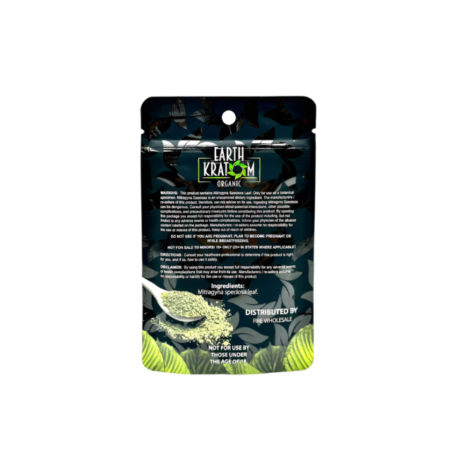 Earth Kratom 1000CT Capsules- Borneo Green Vein - Seven Tech