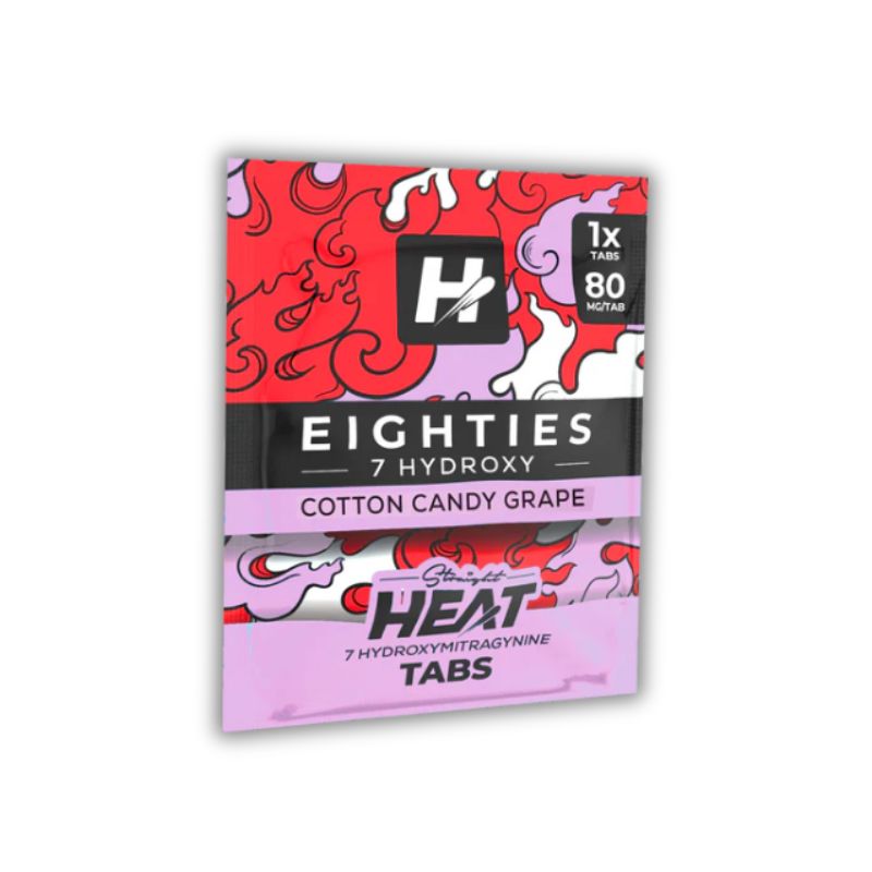 STRAIGHT HEAT EIGHTIES 7-HYDROXY TABLETS 80MG 1CT