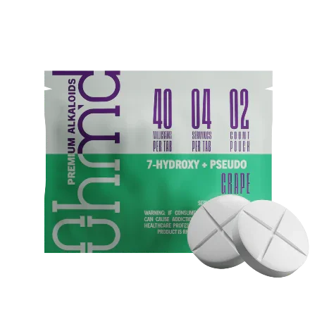 Ohm'd 2ct 7OH Chewable Tabs Grape 40mg per Tablet - Seven Tech