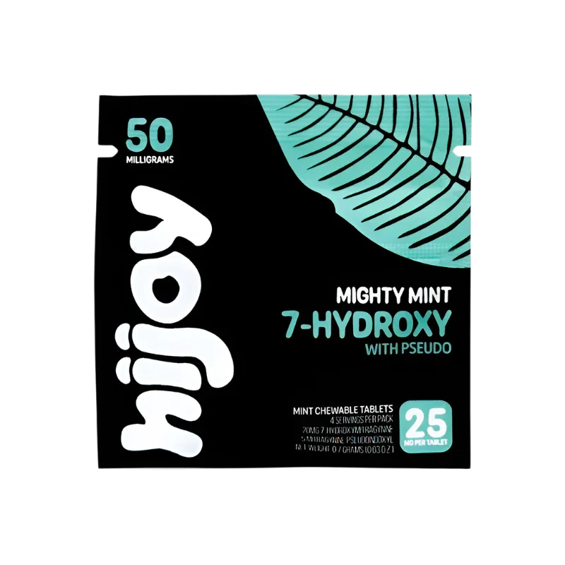 HIJOY 2ct 7OH + Psuedoindoxyl Mighty Mint 25mg per Tablet - Seven Tech