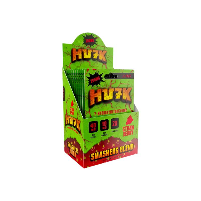 Hu7k 5ct 7OH Tabs Strawberry 40mg Per Tablet - Seven Tech