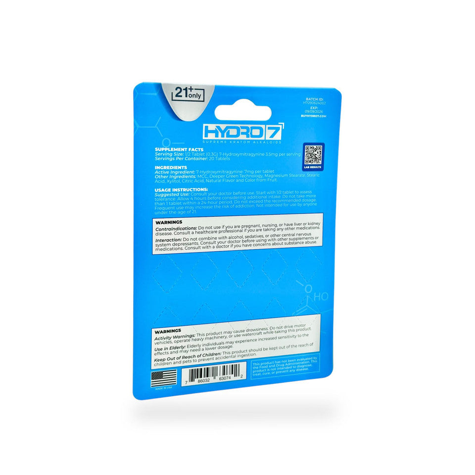 HYDRO 7 SUPREME KRATOM ALKALOIDS