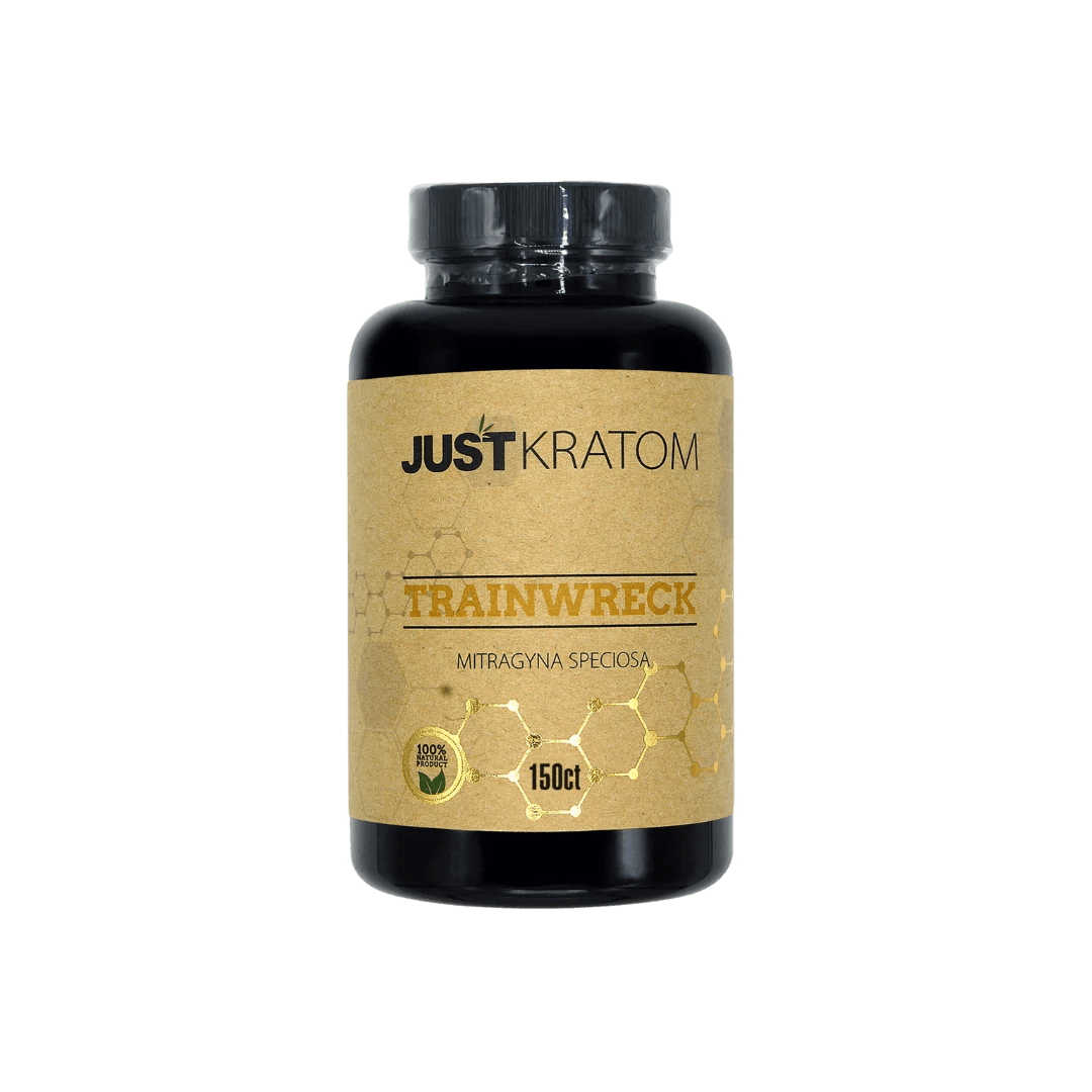 JUST KRATOM CAPSULES 150CT 500MG - TRAINWRECK