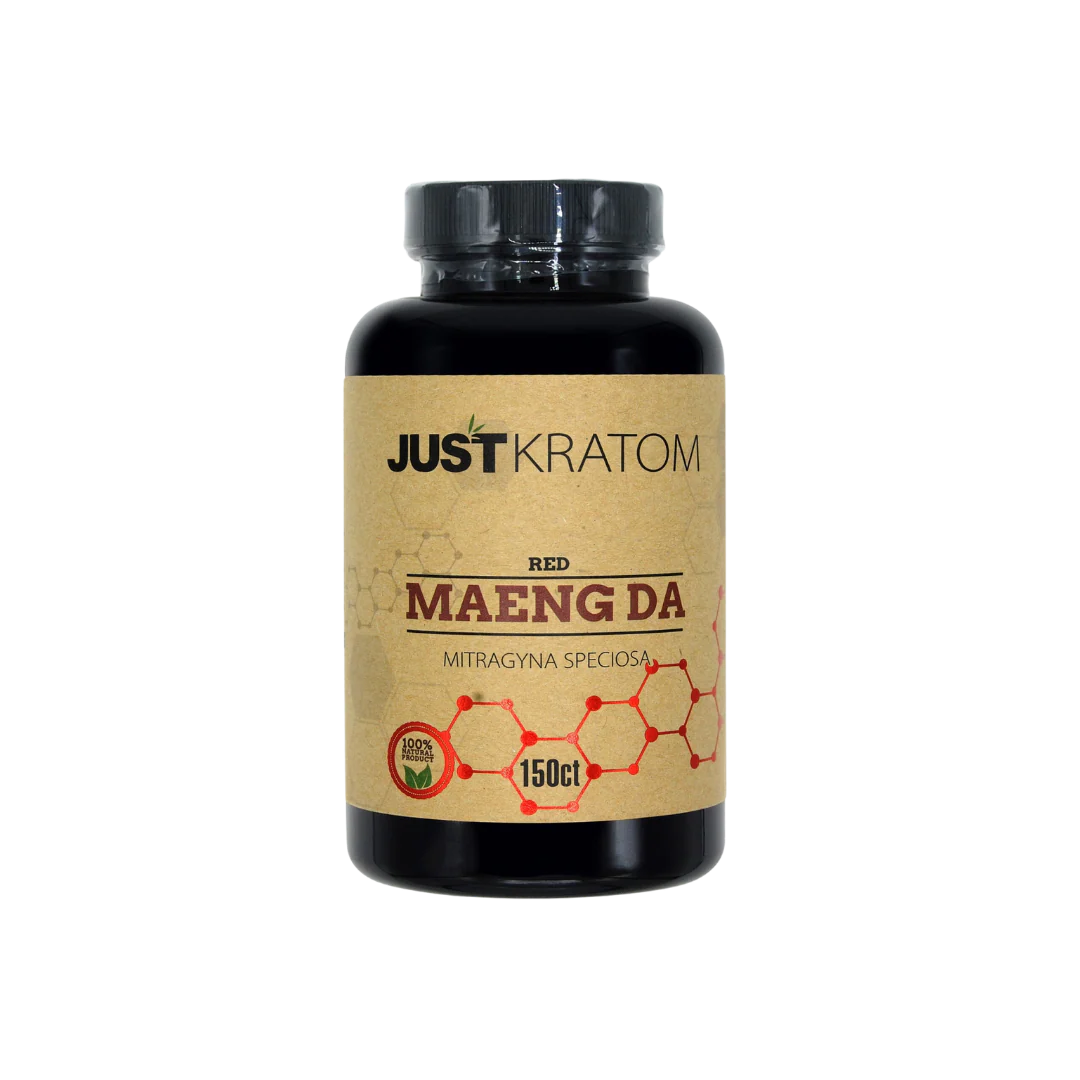 JUST KRATOM CAPSULES 150CT 500MG- MAENG DA RED
