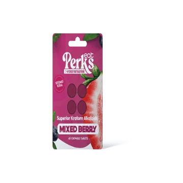 Eat Perkz 4ct 7OH Mixed Berry Chewable Tabs 25mg Per Tablet - Seven Tech