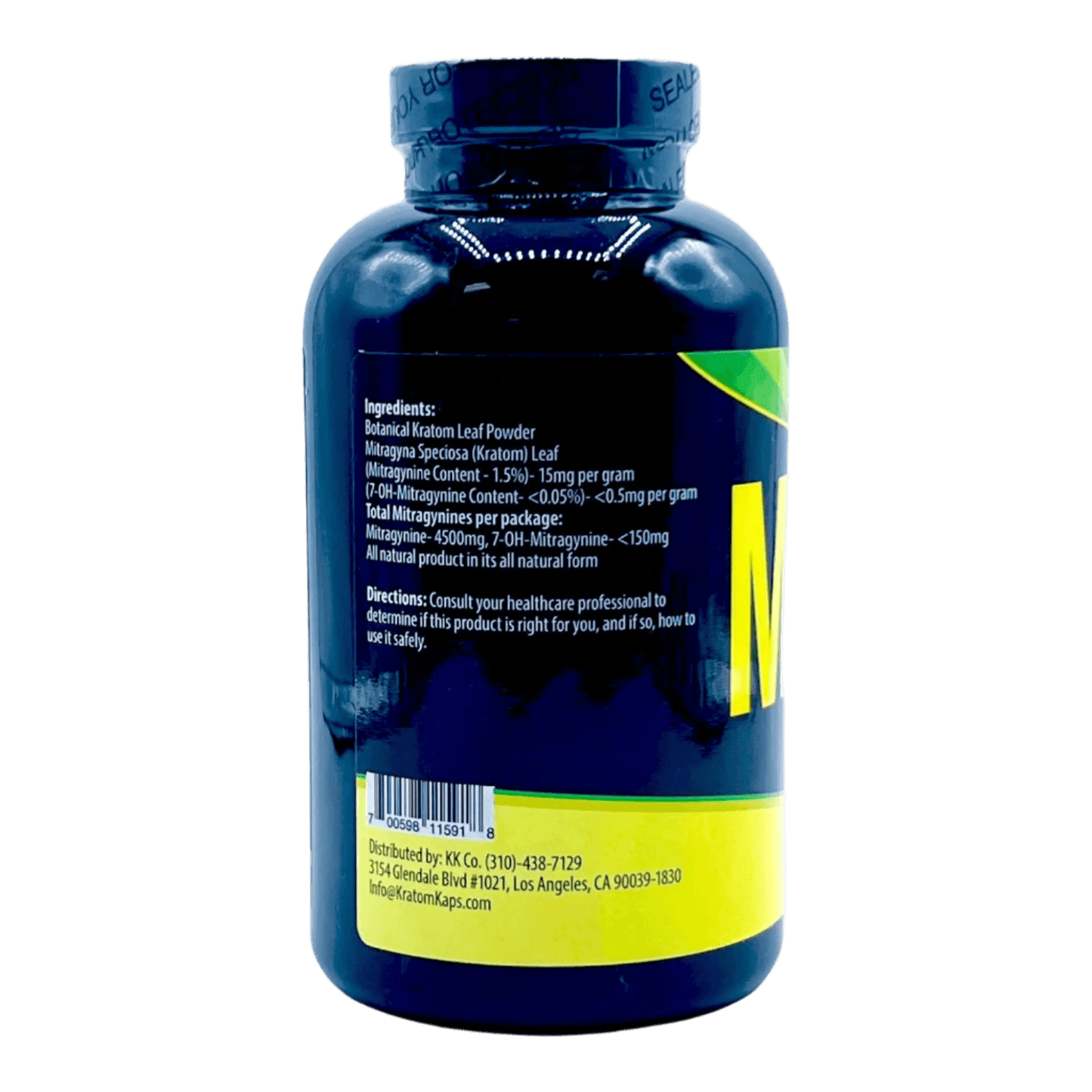 KRATOM KAPS POWDER 300G - MALAY GREEN VEIN - Seven Tech