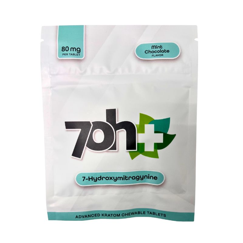 7OH Plus 7-Hydroxy Advance Kratom Chewable Tablets 80mg Per Tablet