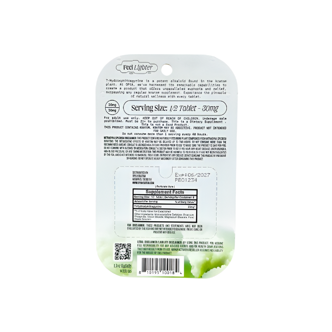 OPIA 4ct 7OH Chewable Tabs Blueberry Watermelon 60mg Per Tablets - Seven Tech