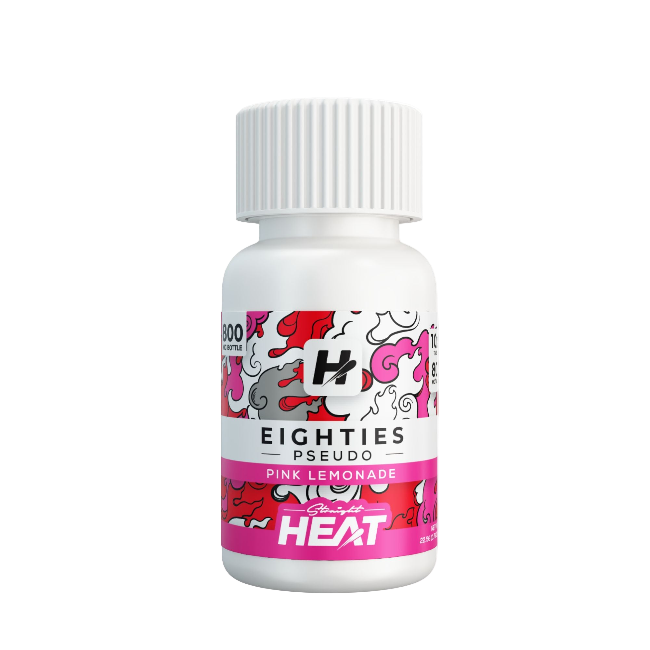 Straight Heat 10ct Pseudo Eighties Tabs Pink Lemonade 80mg per Tablet - Seven Tech